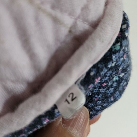 12M Baby Quilted Reversible Jacket – Blue & Pink – Snap Buttons – EUC - Picture 7 of 7